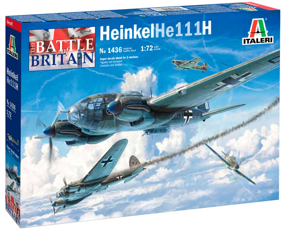 Italeri Heinkel He111H Modelfly Skala 1 48