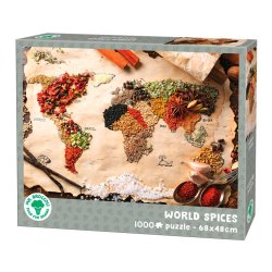 Mr. Broccoli puslespil 1000 brikker - Verdens krydderier