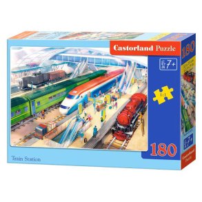 Castorland pussel - Jrnvgsstation - 180 bitar