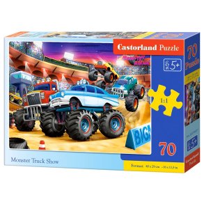Castorland puslespil - Monster Truck Show - 70 brikker