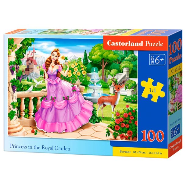Castorland puslespil - Prinsessen i haven - 100 brikker