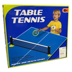 Bordtennisst med net