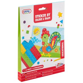 Stickers med form och frger - Tupp