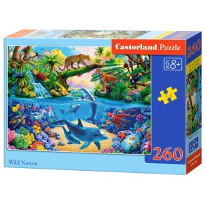 Castorland puslespil - Vild natur - 260 brikker