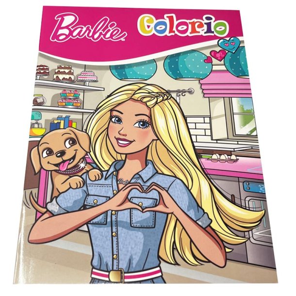 Malebog med Barbie