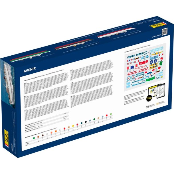 Heller Avenir modelskib - 1:200