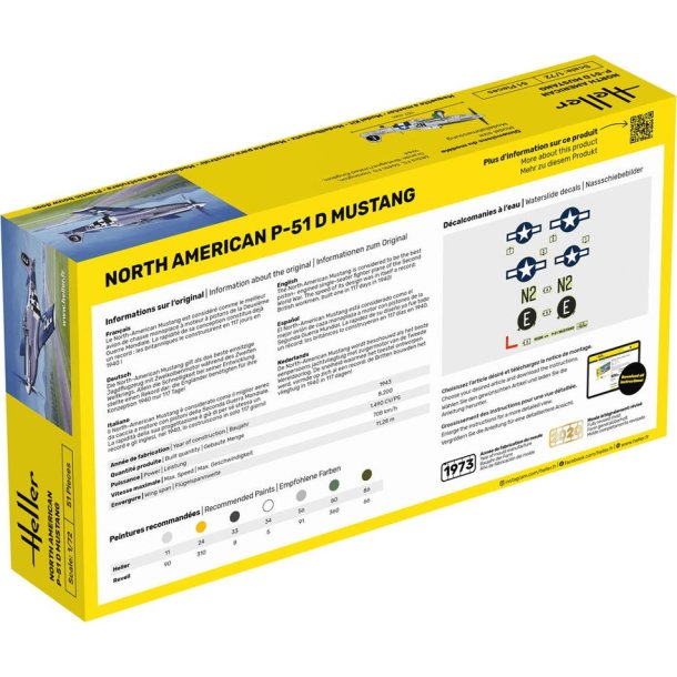 Heller P-51 Mustang - 1:72