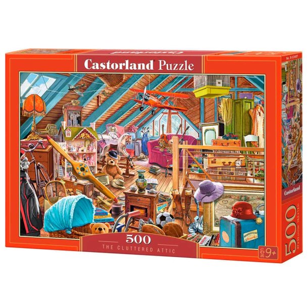 Castorland puslespil -  The Cluttered Attic - 500 brikker