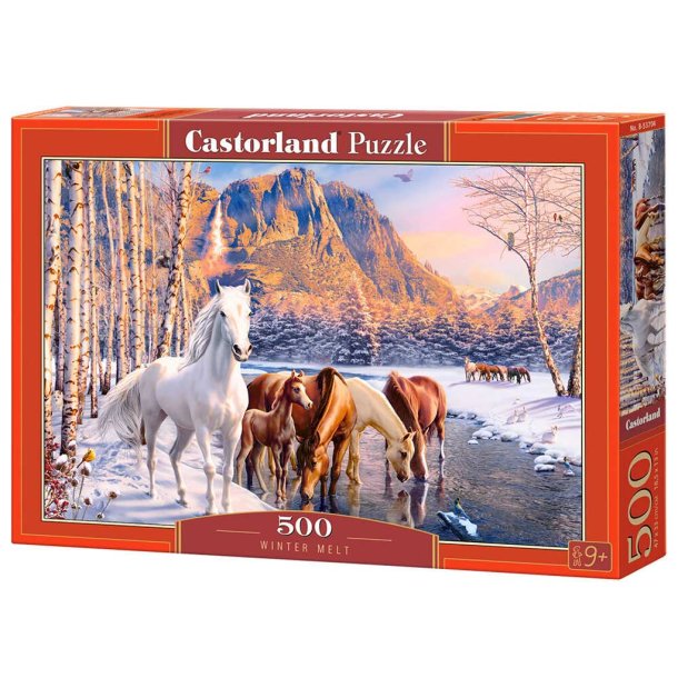 Castorland puslespil - Winter Melt - 500 brikker