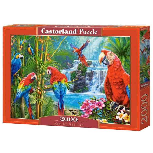 Castorland puslespil - Parrot Meeting - 2000 brikker