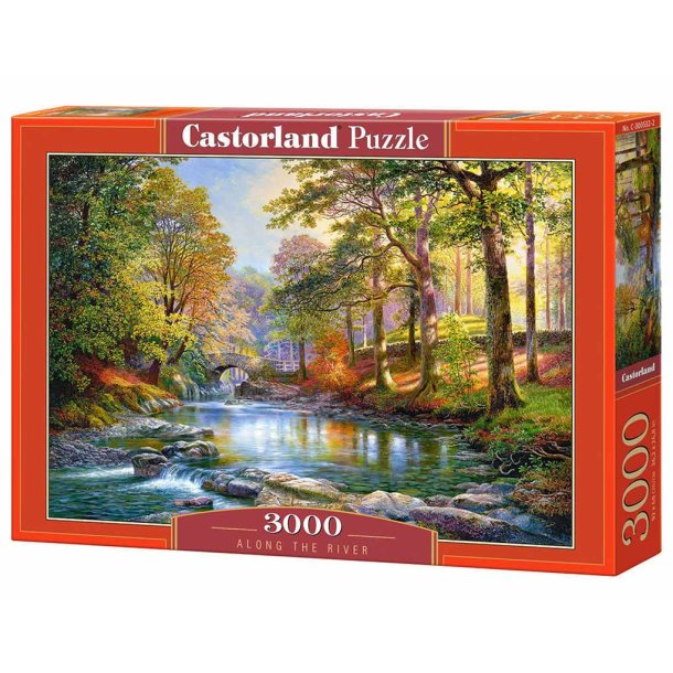 Castorland puslespil -  Along the River - 3000 brikker