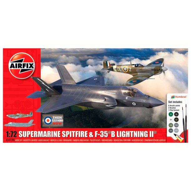 Airfix - Spitfire & F-35 B 1:72 modellflygplan