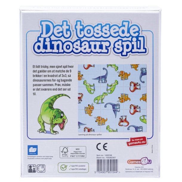 Det tossede dinosaur spil