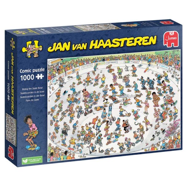 Jan Van Haasteren Riding the Skate Bowl 1000 bitar