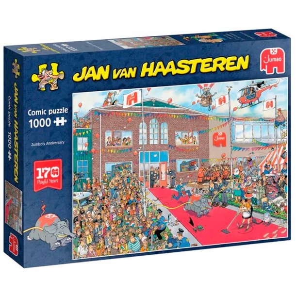 Jan van Haasteren 1000 brikker - Jumbos Anniversary