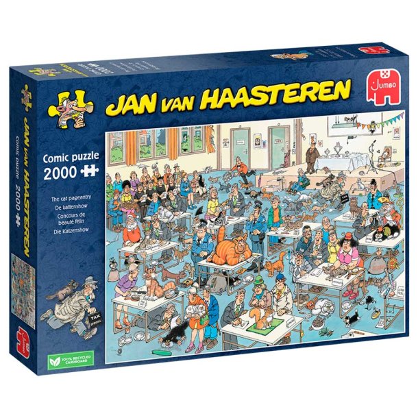 Jan van Haasteren 2000 brikker - The cat pageantry