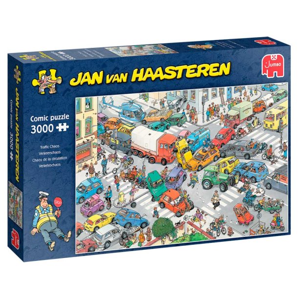 Jan van Haasteren 3000 brikker - Traffic Chaos