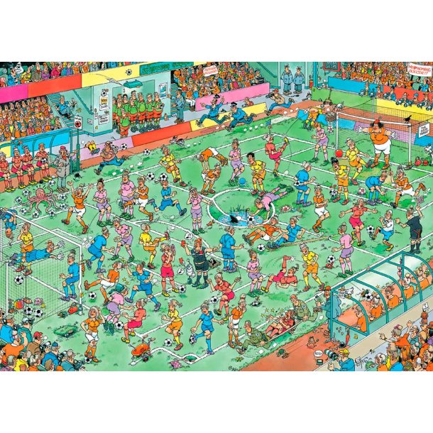 Jan Van Haasteren Women's soccer - 1000 brikker