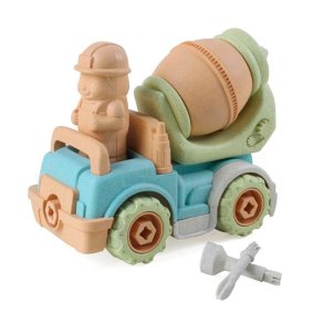 Take apart cementblander af bioplast