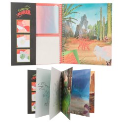 Dino World Mlarbok - Stick &amp; Shine