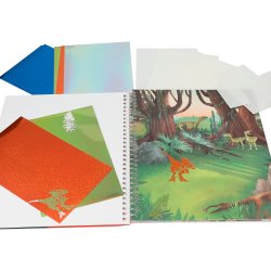 Dino World Mlarbok - Stick &amp; Shine