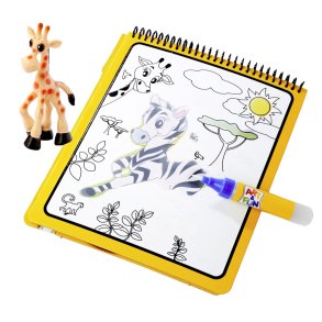 Art & Fun vattenmlarbok med giraff