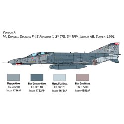 Italeri 1:72 F-4E/F Phantom II - Modellflygplan