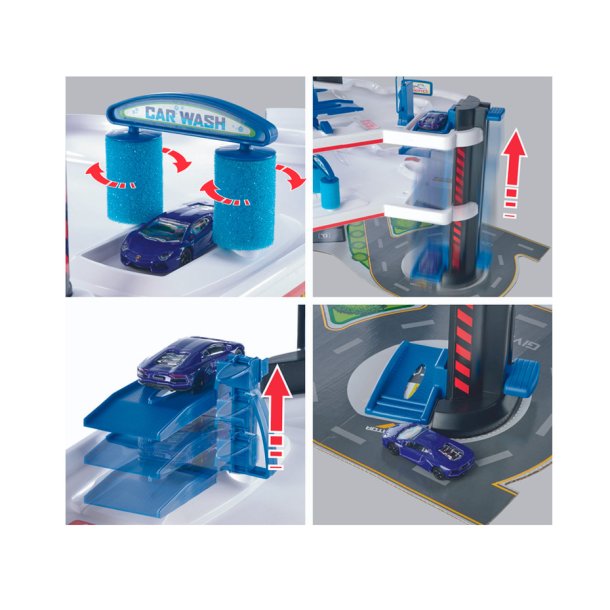 Majorette - Bilgarage med bil