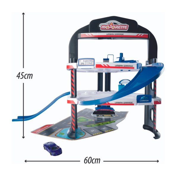 Majorette - Bilgarage med bil