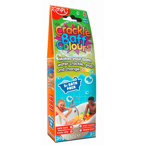 Zimpli Kids Crackle Baff Colours