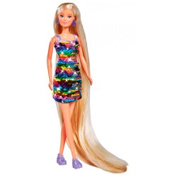 Steffi love dukke med langt hr.