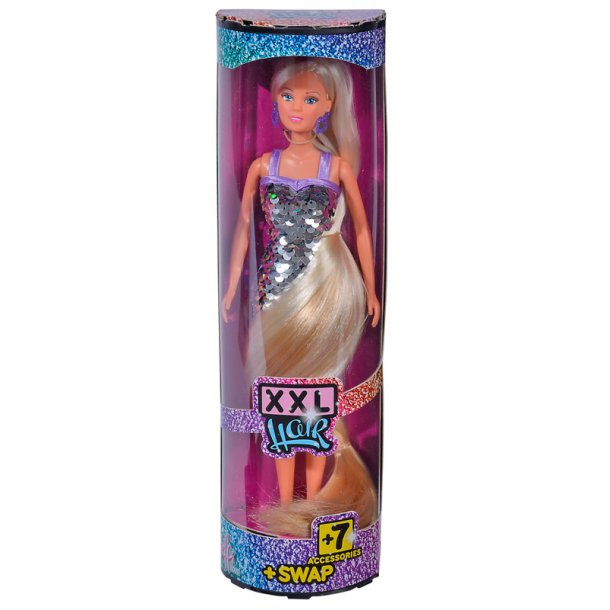 Steffi love dukke med langt hr.