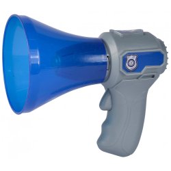 Politi megafon med lydeffekter