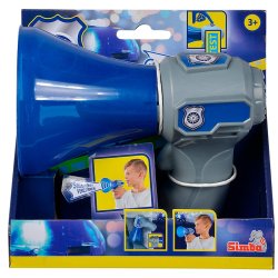 Politi megafon med lydeffekter