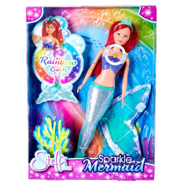 Steffi Love havfrue med lys i halen