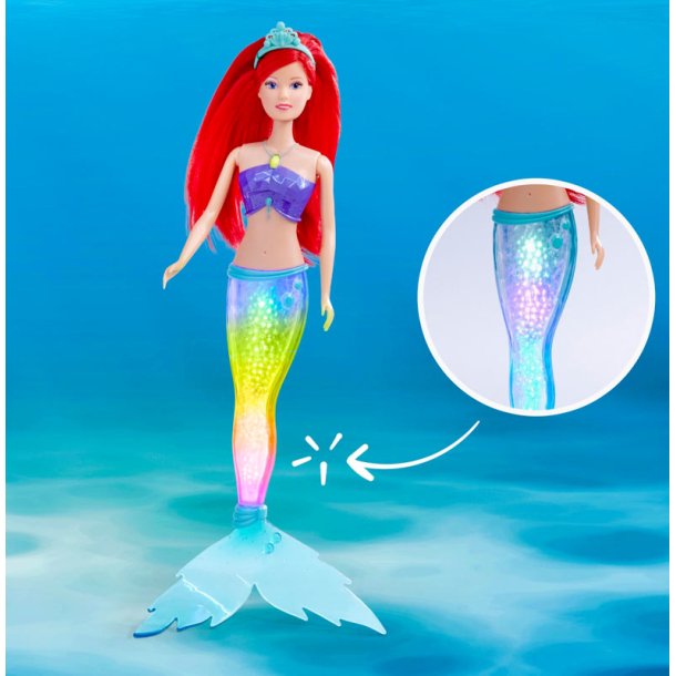 Steffi Love havfrue med lys i halen