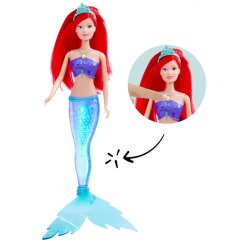 Steffi Love havfrue med lys i halen