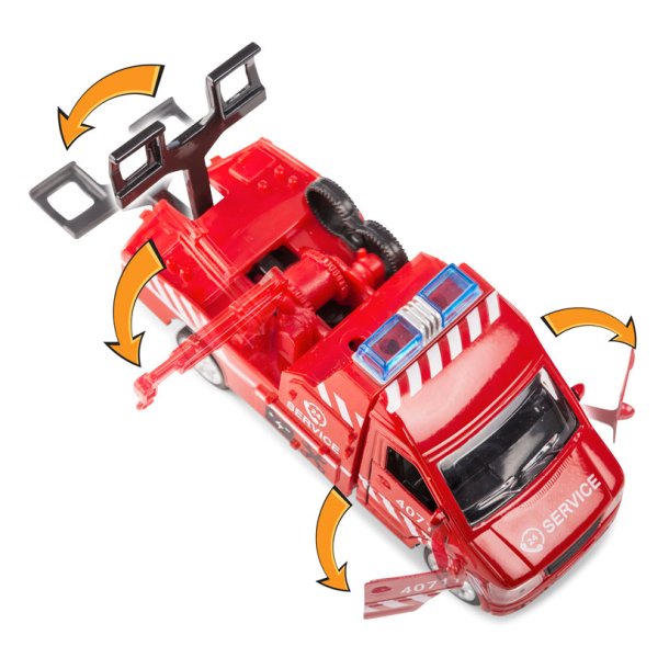 Dragbil i metall med tillbakadragning (se)