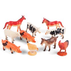 Bondegrdsdyr - 10 stk.