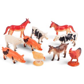 Bondegrdsdyr - 10 stk.