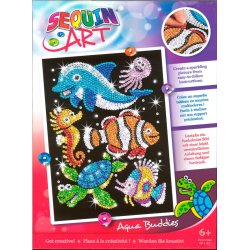 Sequin Art Aqua Buddies Sealife