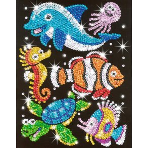 Sequin Art Aqua Buddies Sealife