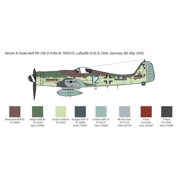 Italeri FW190 D-9 - 1:72