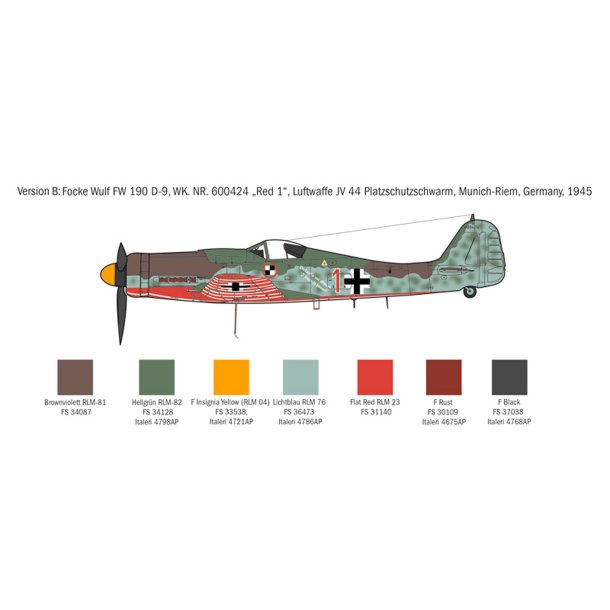 Italeri FW190 D-9 - 1:72
