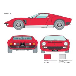 Italeri Lamborghini Miura Jota SVJ - 1:24