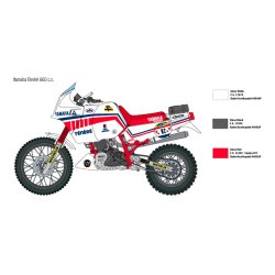 Italeri Yamaha Tenere 660 cc 1986 Paris Dakar - 1:9