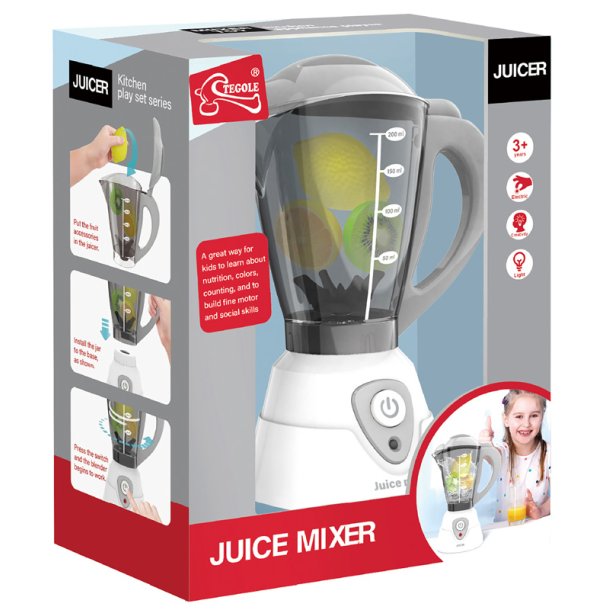 Elektrisk legetjs blender med tilbehr