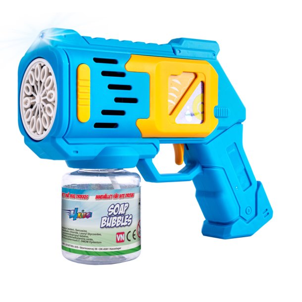 Elektrisk s�beboble pistol med lys