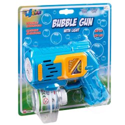Elektrisk s�beboble pistol med lys
