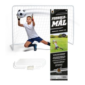 Fodbold ml stort i metal 183 x 122 cm.